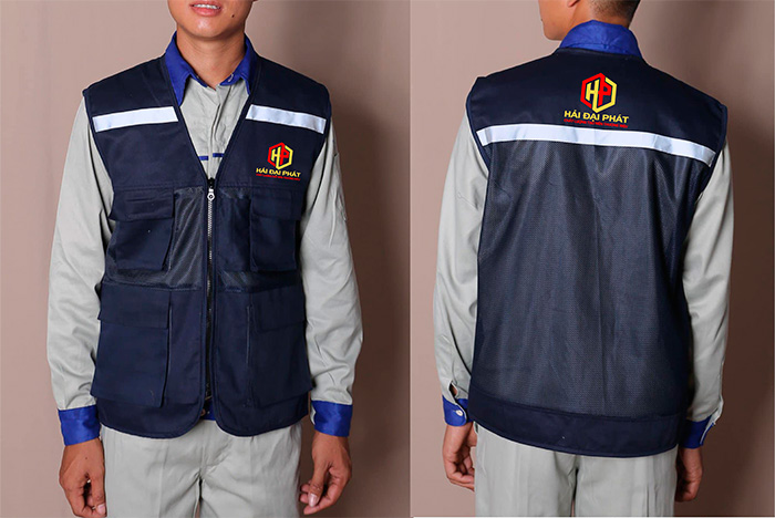 May gile đồng phục Công ty Hải Đại Phát | May ao gile dong phuc