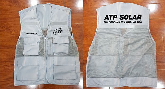 May áo gile Công ty ATP Solartech | May ao gile dong phuc