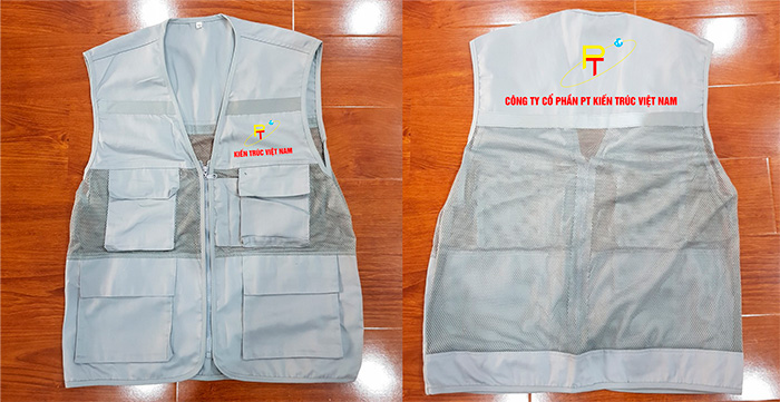 May áo gile Công ty Cổ phần PT Kiến trúc Việt Nam | May ao gile dong phuc