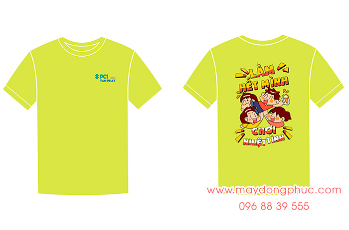 May áo phông PC1 M&C Tân Phát | May ao phong dong phuc
