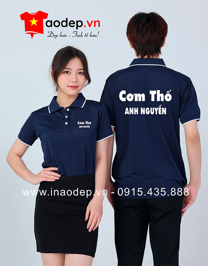 May áo phông Quán Cơm Thố Anh Nguyễn | May ao phong dong phuc