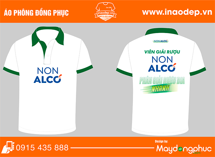 May áo phông Viên giải rượu Non Alco | May ao phong dong phuc