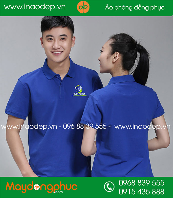 May áo phông Công ty Quốc Tế Việt | May ao phong dong phuc