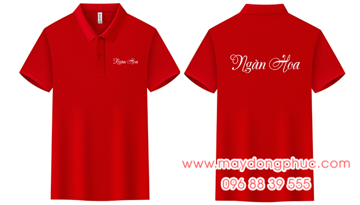 May áo phông đồng phục Ngàn Hoa | May ao phong dong phuc