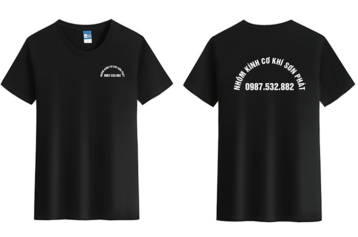 May áo phông Công ty Nhôm kính cơ khí Sơn Phát | May ao phong dong phuc
