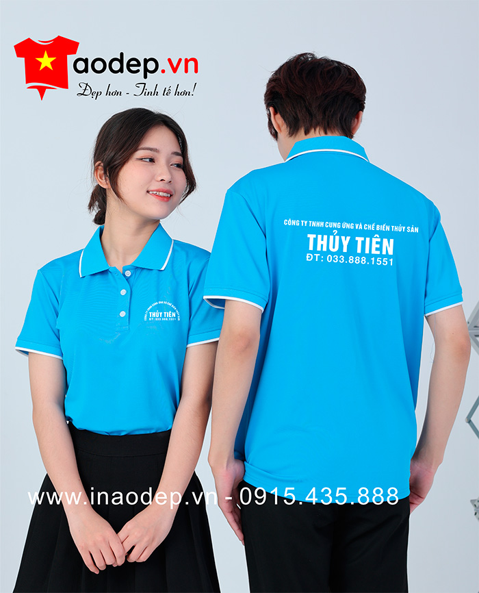 May áo phông Công ty TNHH Cung ứng và chế biến thủy sản Thủy Tiên | May ao phong dong phuc