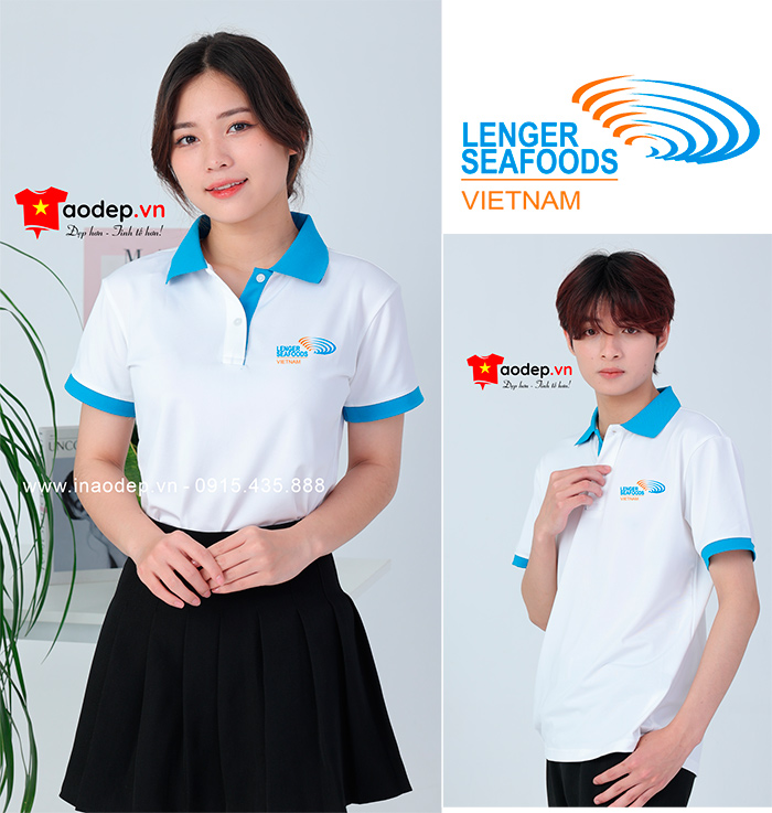 May áo phông Công ty Lenger Seafoods Việt Nam | May ao phong dong phuc
