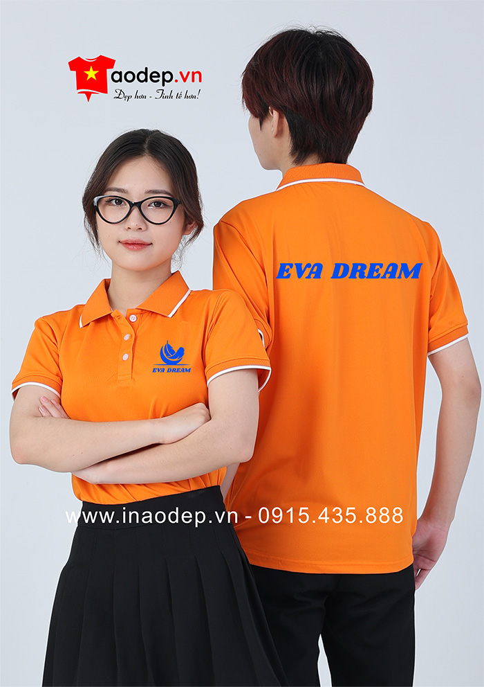 May áo phông đồng phục Eva Dream | May ao phong dong phuc