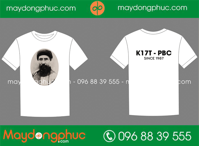 May áo phông K17T - PBC since 1987 | May ao phong dong phuc