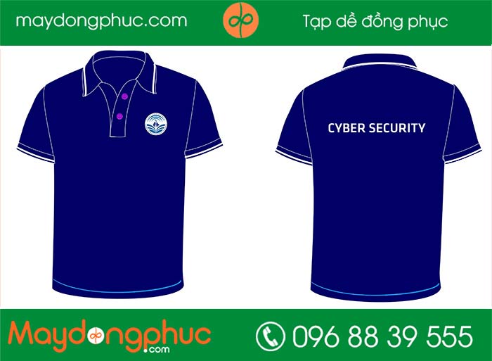 May áo đồng phục công ty Cyber Security | May ao phong dong phuc
