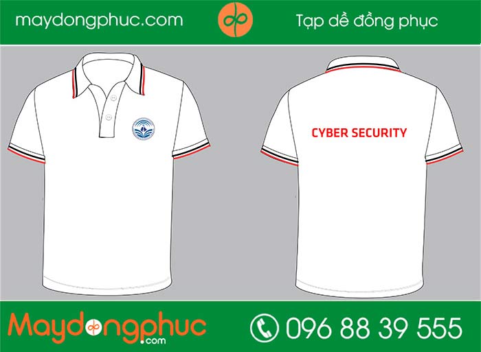 May áo đồng phục công ty Cyber Security | May ao phong dong phuc