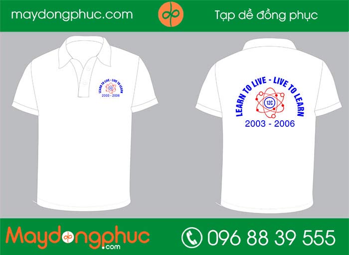 May áo lớp 12C niên khóa 2003-2006 | May ao phong dong phuc