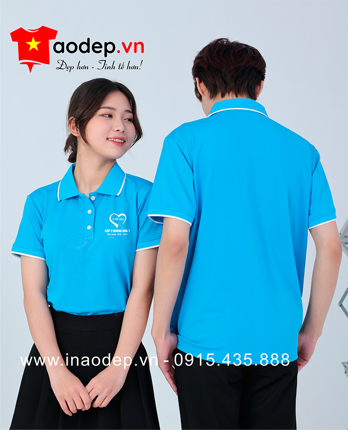 May áo Lớp 10A Cấp 3 Hằng Hóa 1 | May ao phong dong phuc