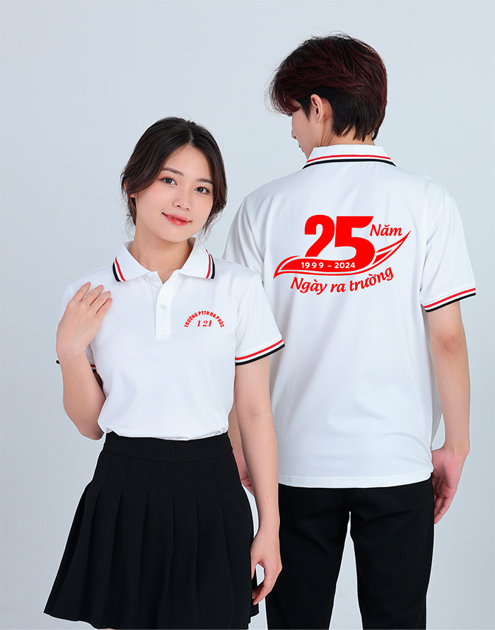 May áo Lớp 12I Trường THPT Đa Phúc 25 năm Ngày ra trường | May ao phong dong phuc