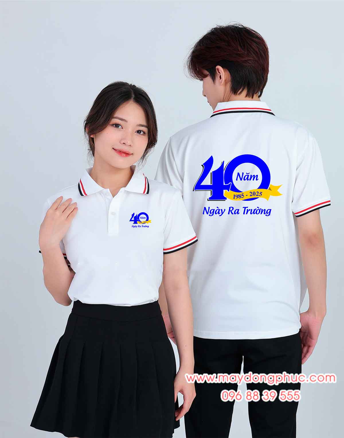 May áo phông kỉ niệm 40 năm 1985-2025 Ngày ra trường | Mayao phong dong phuc