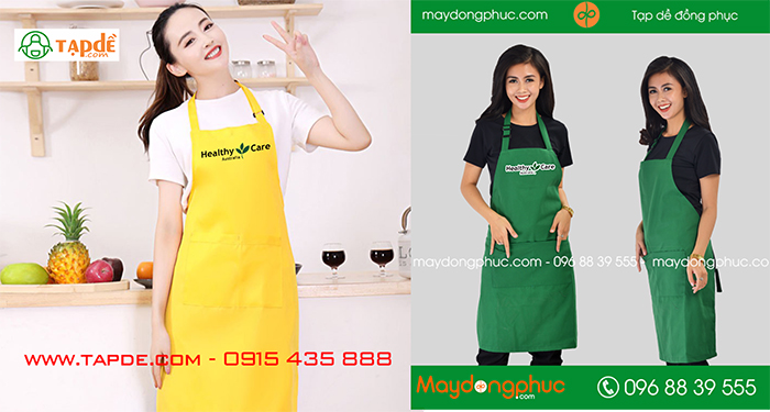 May  tạp dề Healthy Care Australia | May Tap de dong phuc