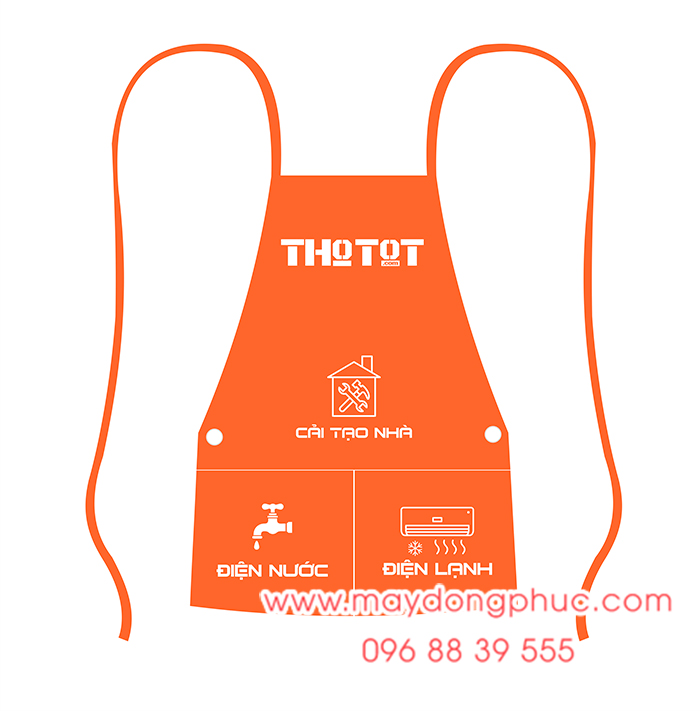 May tạp dề Thợ Tốt.com | May  Tap de dong phuc