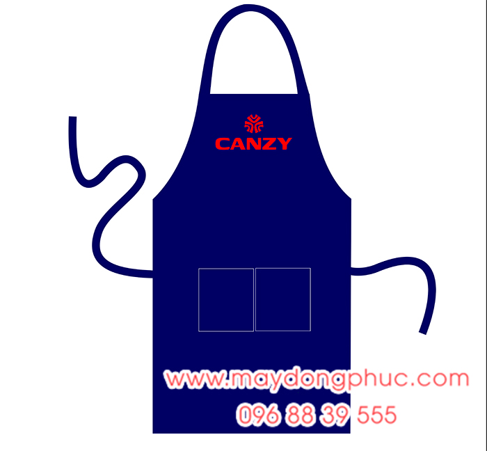 May tạp dề đồng phục Canzy | May  Tap de dong phuc