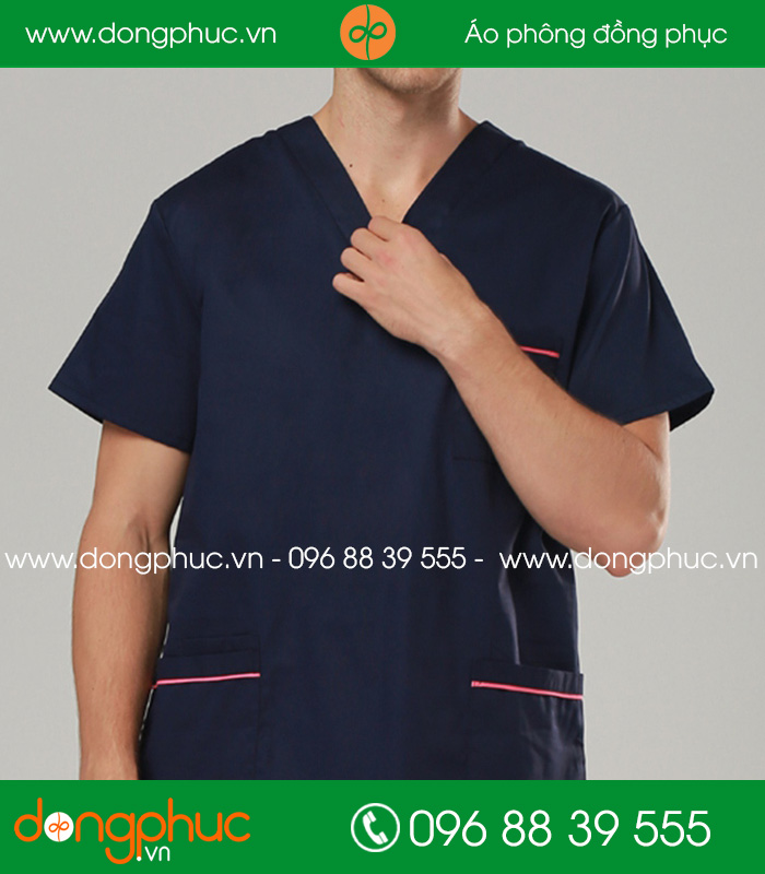 Quần áo đồng phục y tá màu tím than