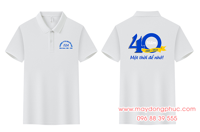May áo Lớp 12A Trường Chuyên Nguyễn Huệ niên khóa 1982-1985 – 40 Năm Một thời để nhớ!