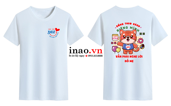 May áo Lớp 5A2 Tiểu học Vạn Phúc 2020-2025 - mẫu 2