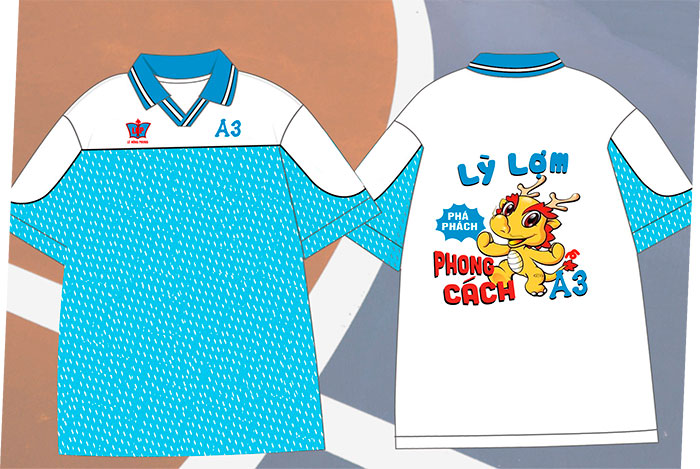 May áo Lớp A3 Lê Hồng Phong – Lý lợm – Phá phách – Phong cách - mẫu 2