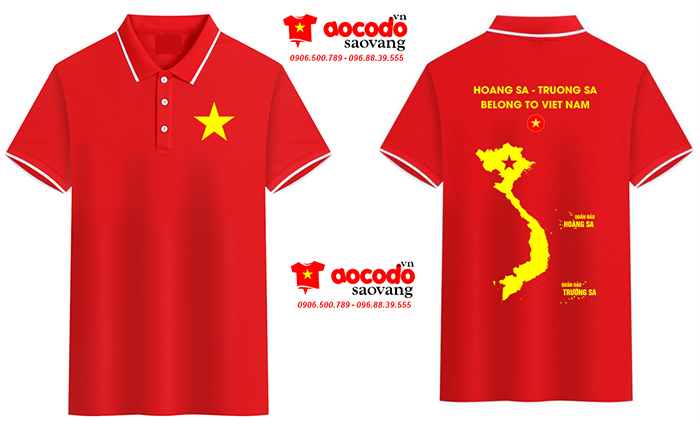 May áo cờ đỏ sao vàng Hoang Sa – Trương Sa Belong to Viet Nam