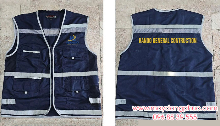 May áo gile Công ty Hando General Contruction