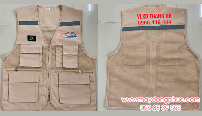May áo gile Công ty VLXD Thanh Hà
