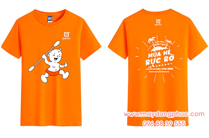 May áo phông Công ty Sapon – Cùng nhau kiến tạo Mùa hè rực rỡ