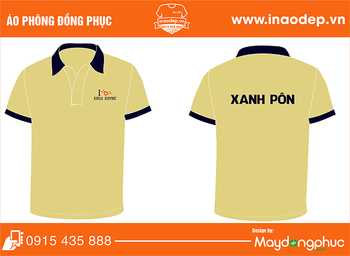 May áo phông I love Khoa Xương – Xanh Pôn