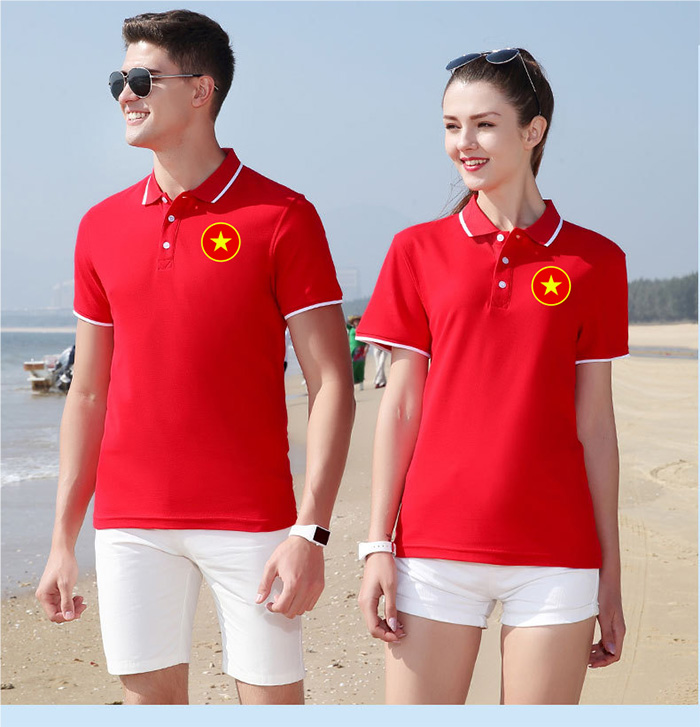 May áo phông In hình lá cờ đỏ sao vàng - mẫu 3