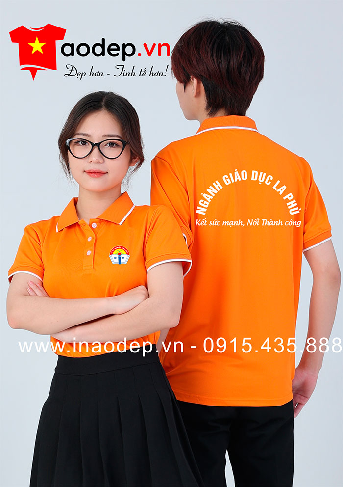 May áo phông Ngành giáo dục La Phù