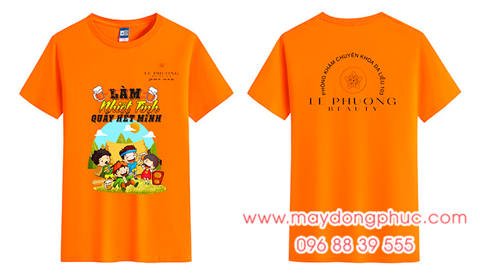 May áo phông Phòng khám chuyên khoa da liễu 103 Le Phuong Beauty - mẫu 4