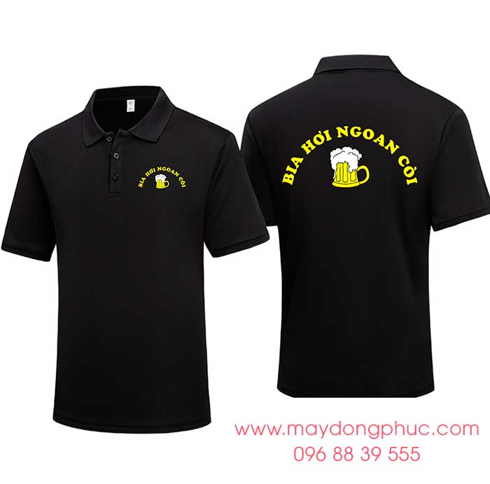 May áo phông Quán Bia hơi Ngoan Còi