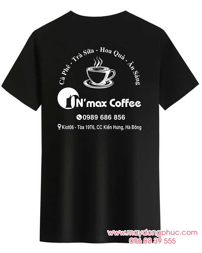 May áo phông Quán N’Max Coffee