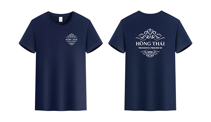 May áo phông Trung tâm Hồng Thái Wedding Premium