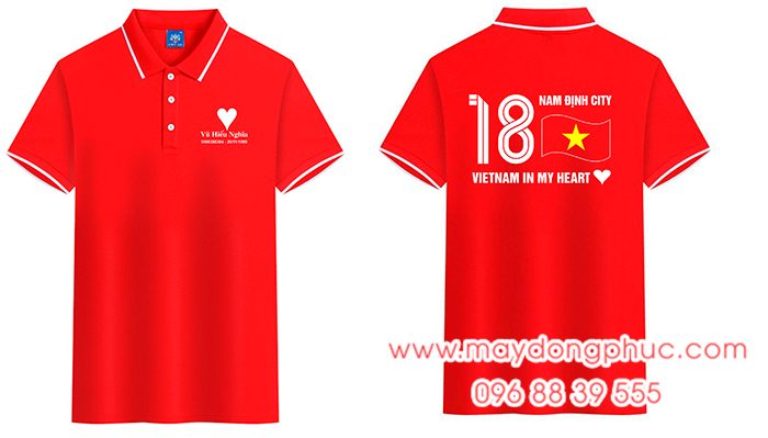 May áo phông Vũ Hiếu Nghĩa Nam Định City Việt Nam