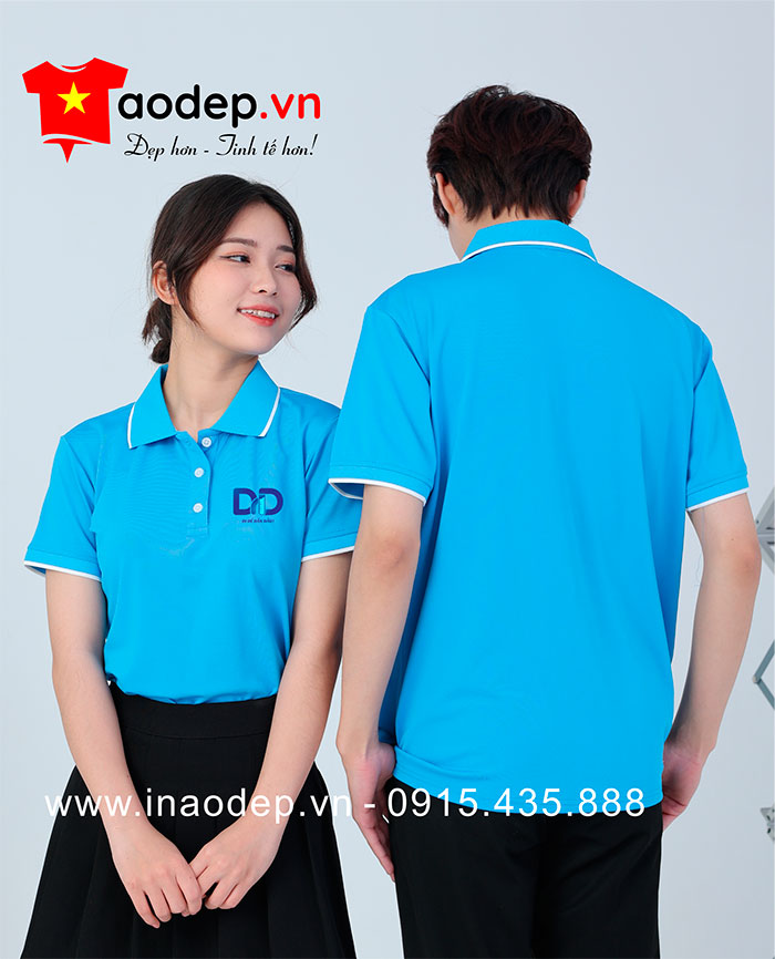May áo phông đồng phục DD Đi để dẫn đầu