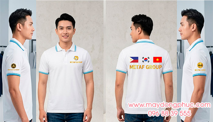 May áo phông đồng phục Metaf Group