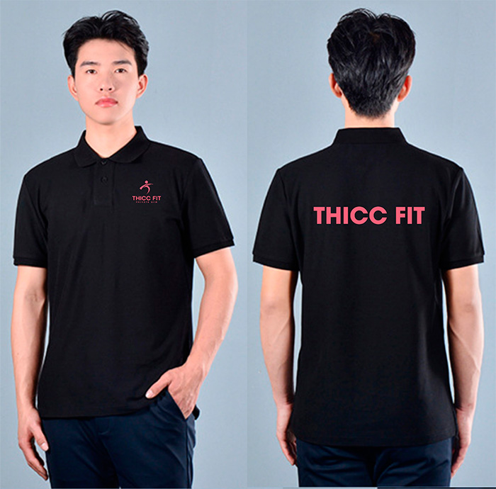 May áo phông đồng phục Thicc Fit Private Gym