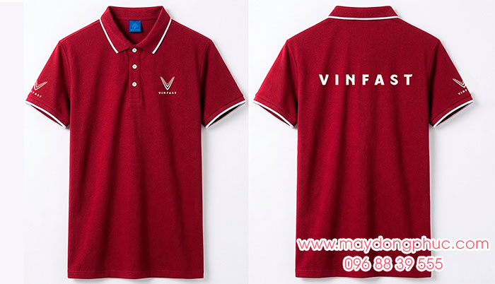May áo phông đồng phục Vinfast