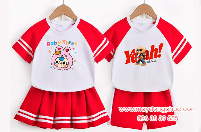 May áo thun trẻ em Baby three