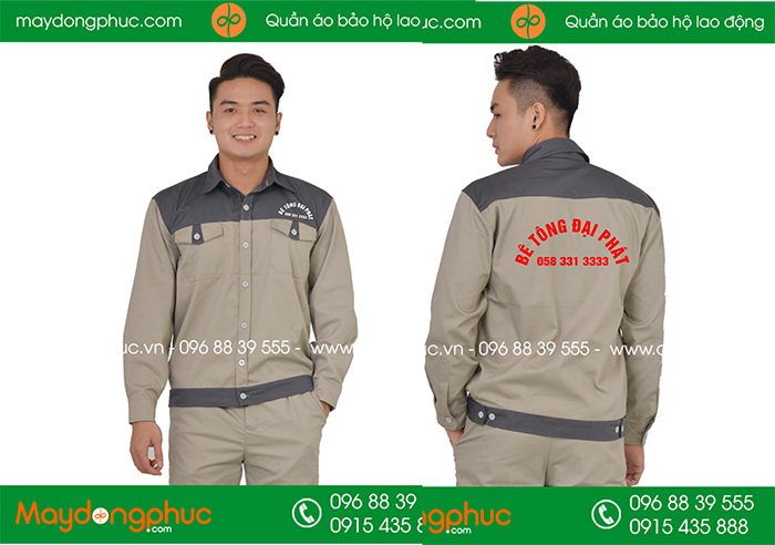 May đồng phục bảo hộ Bê tông Đại Phát