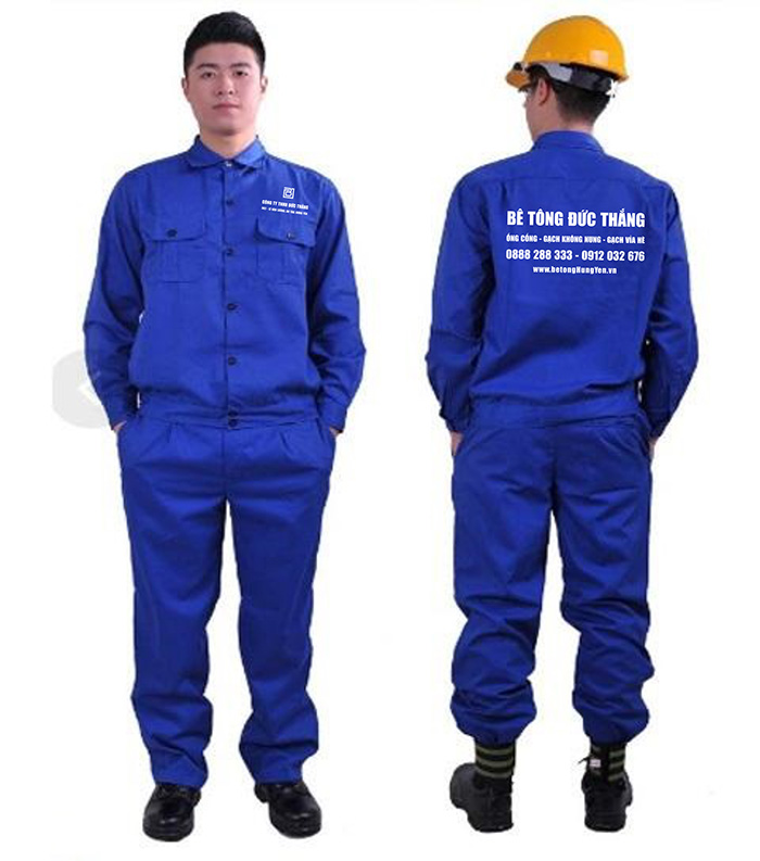May đồng phục bảo hộ Bê tông Đức Thắng