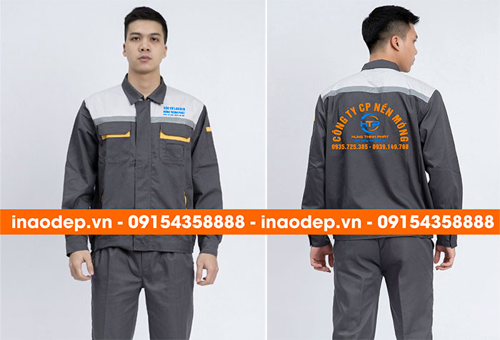 May đồng phục bảo hộ Công ty CP nền móng Hưng Thịnh Phát