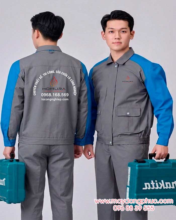 May đồng phục bảo hộ Công ty Homura Việt Nam
