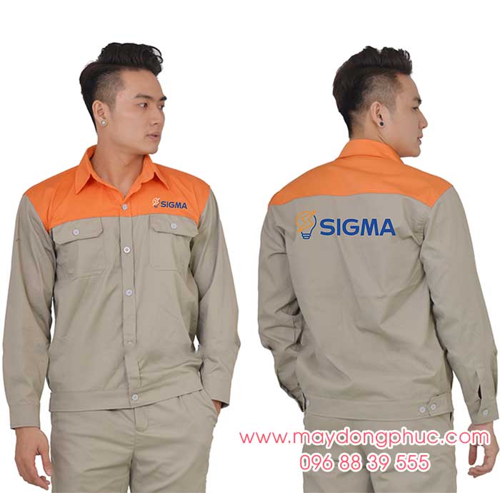 May đồng phục bảo hộ Công ty Sigma