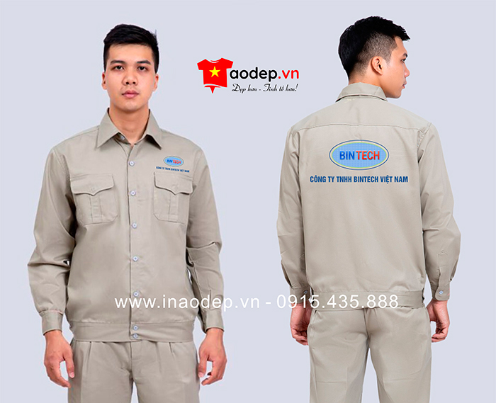 May đồng phục bảo hộ Công ty TNHH Bintech Việt Nam