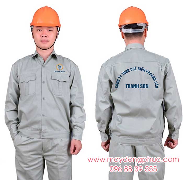 May đồng phục bảo hộ Công ty TNHH Chế biến khoáng sản Thanh Sơn